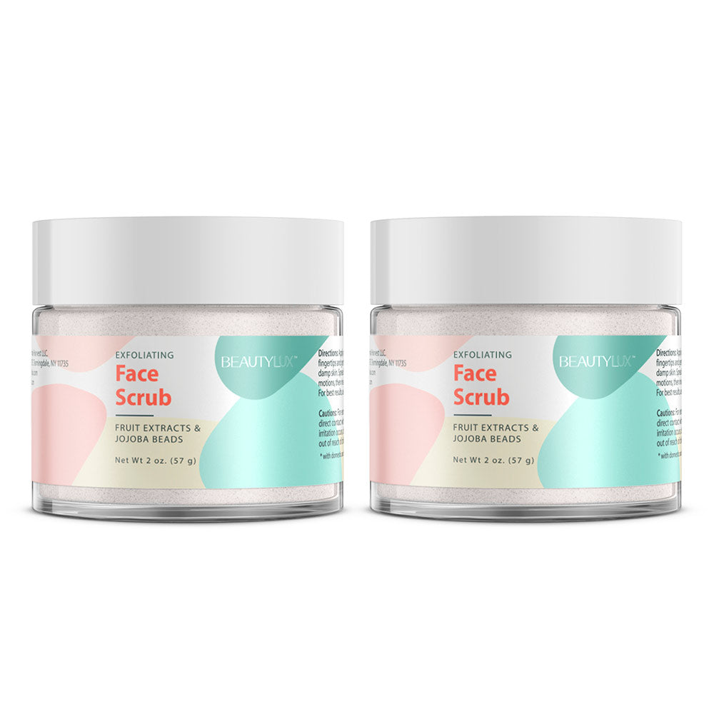 Exfoliating Face Scrub With Fruit Extracts and Jojoba Beads BeautyLux